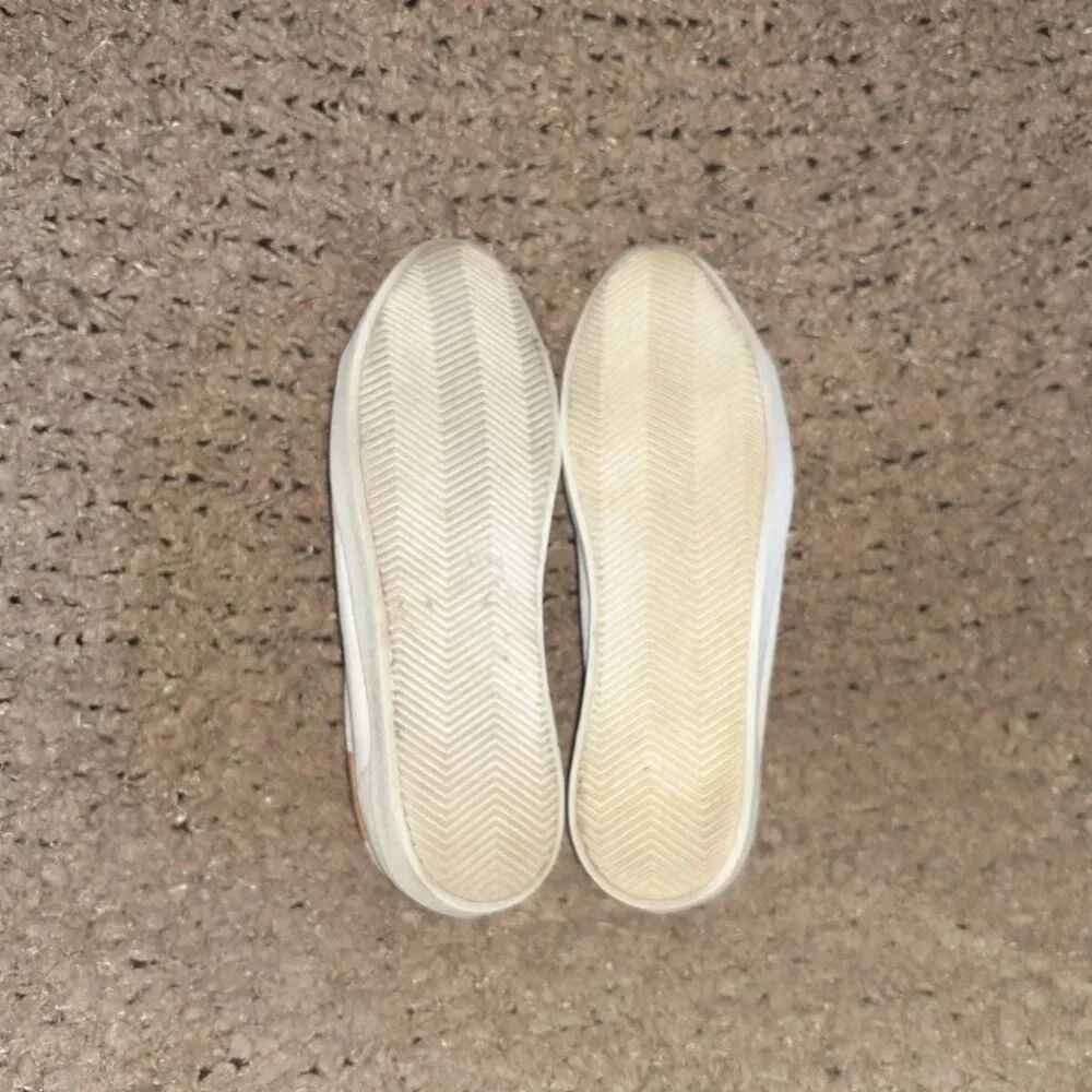 BLACKSTONE NL-49-White/Silver Nubuck/Patent Leather Sneakers-Sz 37-Excellent - Picture 8 of 8